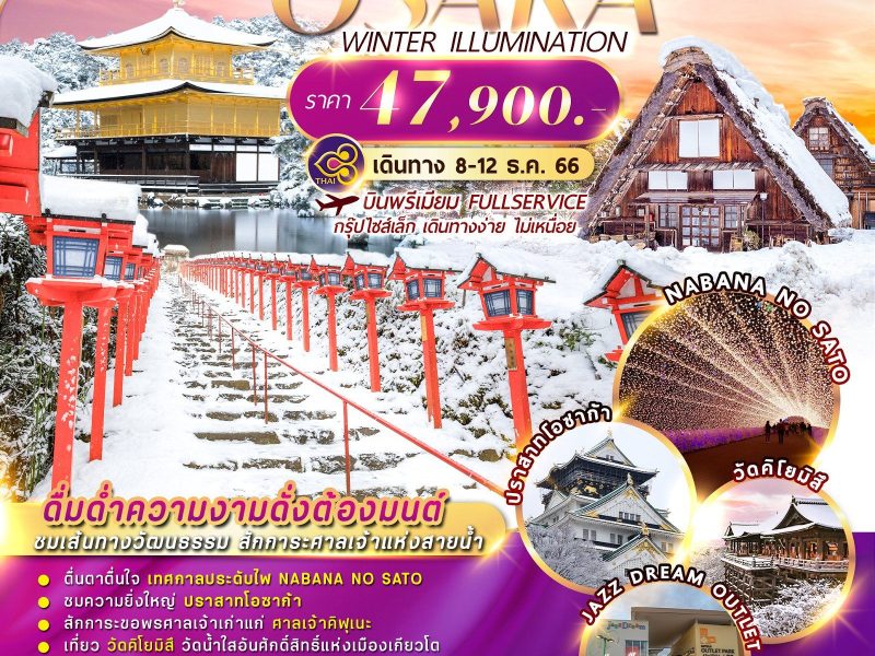 OSAKA WINTER ILLUMINATION 5D3N TGKIX001