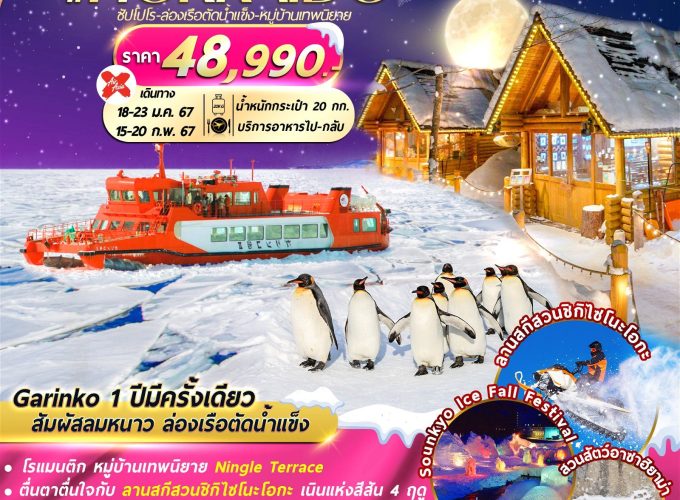 HOKKAIDO WINTER ICE BREAKER 6D4N XJCTS011